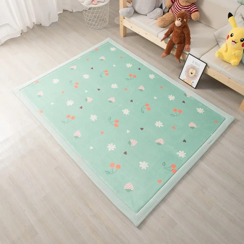 Children's Foam Play Mat - Rectangle Shape with Non-Slip Backing