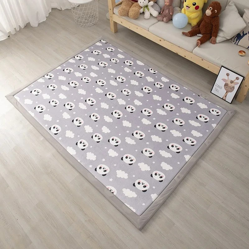 Children's Foam Play Mat - Rectangle Shape with Non-Slip Backing