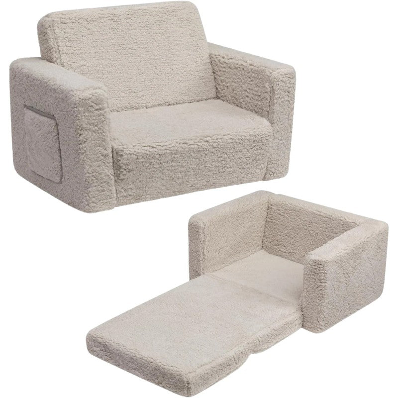 Children's Foldable Sofa Bed - Play Couch Lounger
