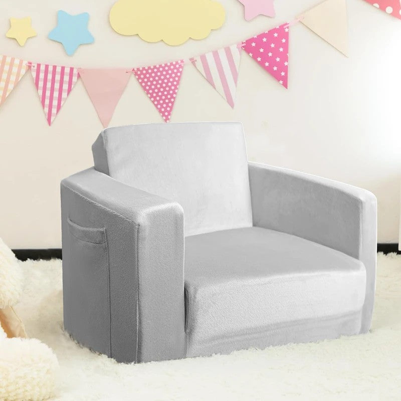 Children's Foldable Sofa Bed - Play Couch Lounger