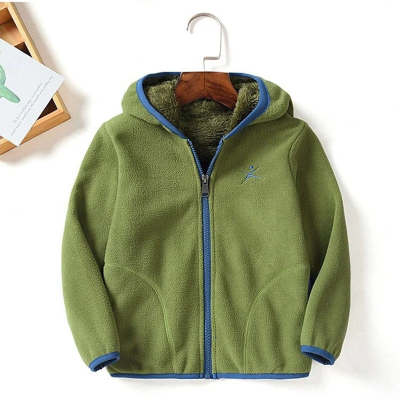 Children's Full-Zip Jacket - Hooded with Front Pockets