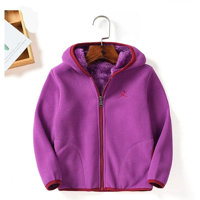 Children's Full-Zip Jacket - Hooded with Front Pockets