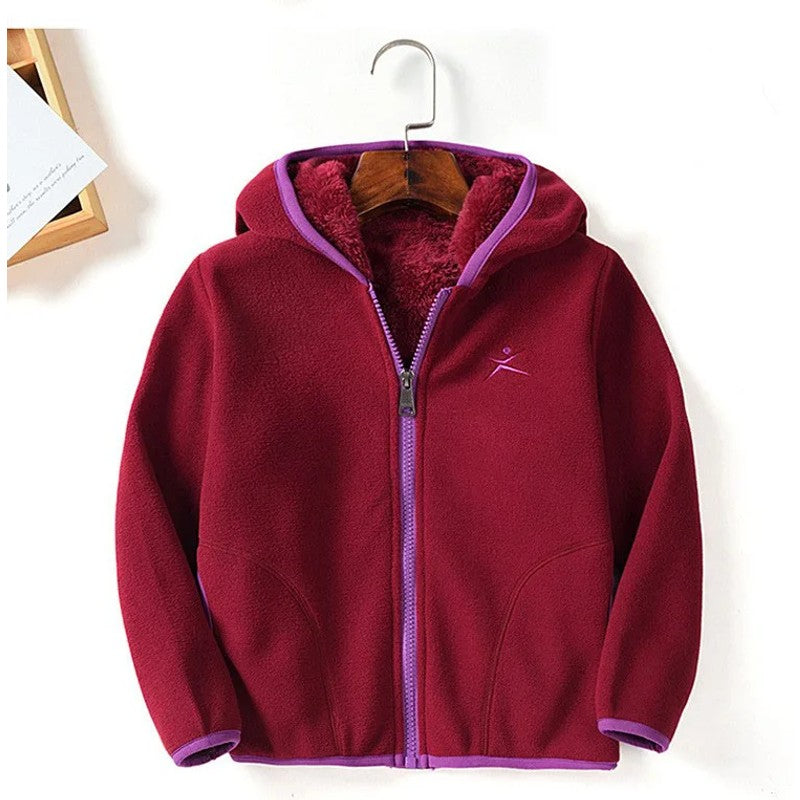 Children's Full-Zip Jacket - Hooded with Front Pockets