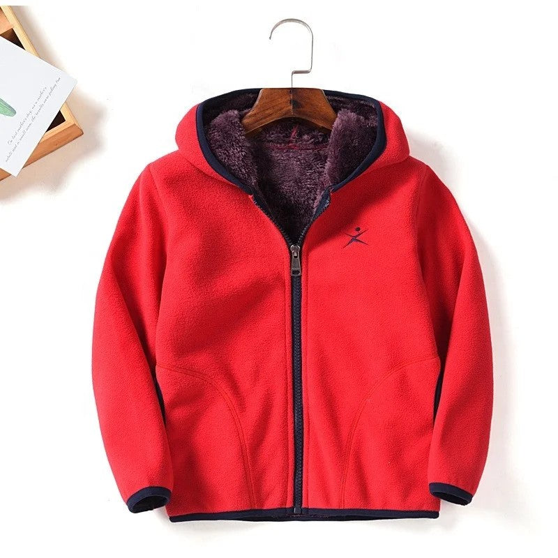 Children's Full-Zip Jacket - Hooded with Front Pockets