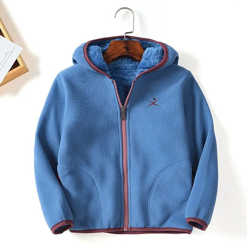Children's Full-Zip Jacket - Hooded with Front Pockets