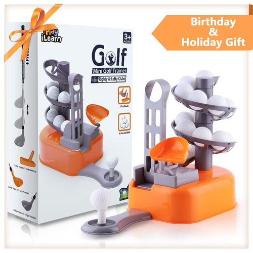 Children's Golf Training Set - Ball-to-Tee Trainer with Adjustable Club