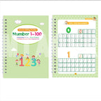 Children's Groove Writing Practice Workbook - Reusable Spiral-Bound