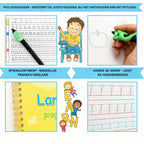 Children's Handwriting Practice Copybook Set with Pens and Pen Holder