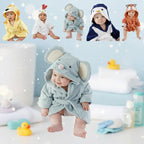 Children's Hooded Bathrobe - Animal