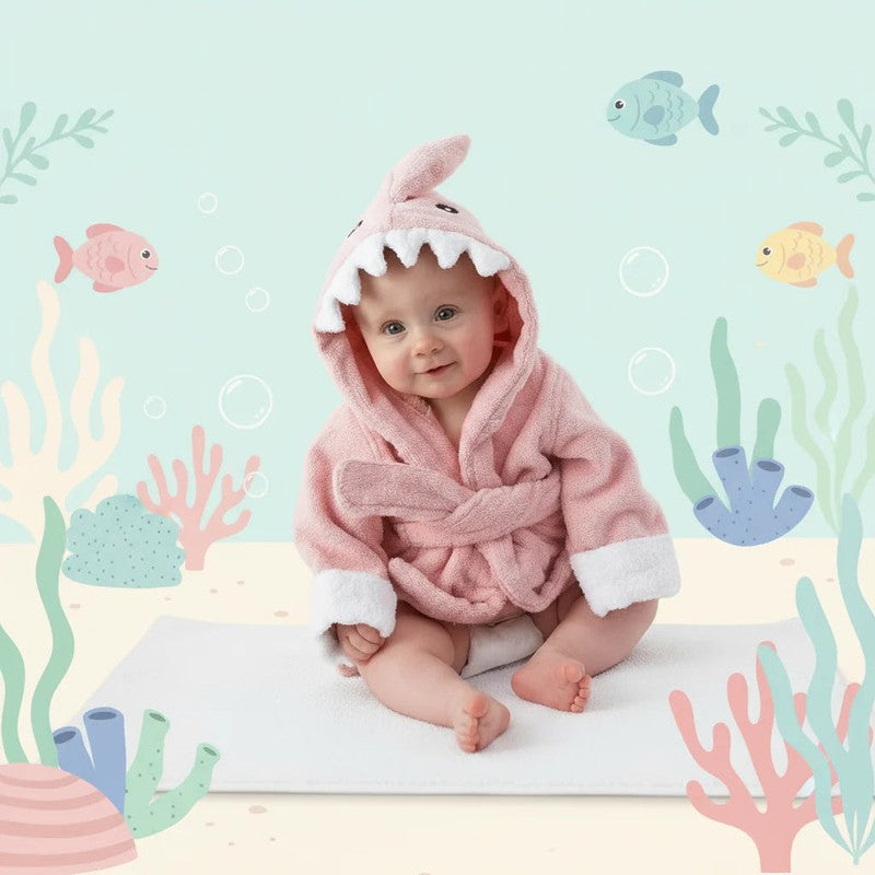 Children's Hooded Bathrobe - Animal