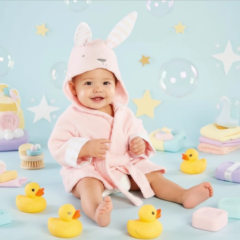 Children's Hooded Bathrobe - Animal