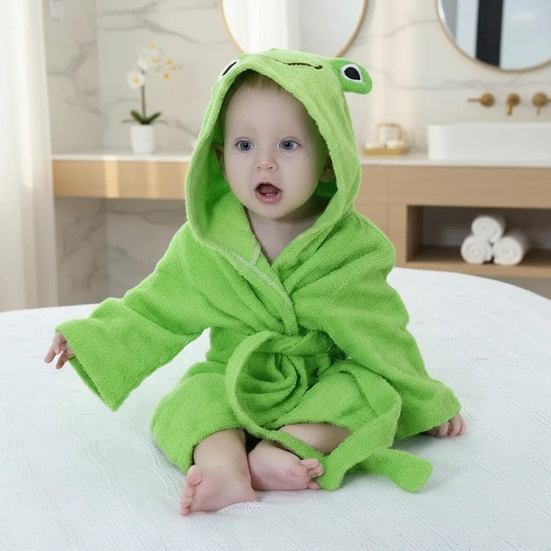 Children's Hooded Bathrobe - Animal
