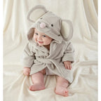 Children's Hooded Bathrobe - Animal