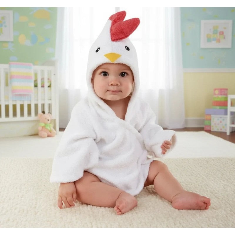 Children's Hooded Bathrobe - Animal