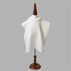 Children's Hooded Poncho Towel - V-Neck Cape Style