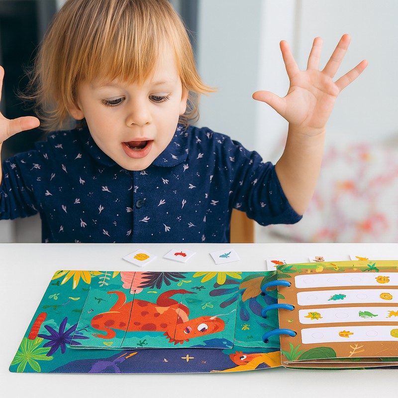 Children's Interactive Activity Book - Montessori Toy
