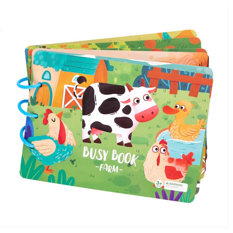 Children's Interactive Activity Book - Montessori Toy