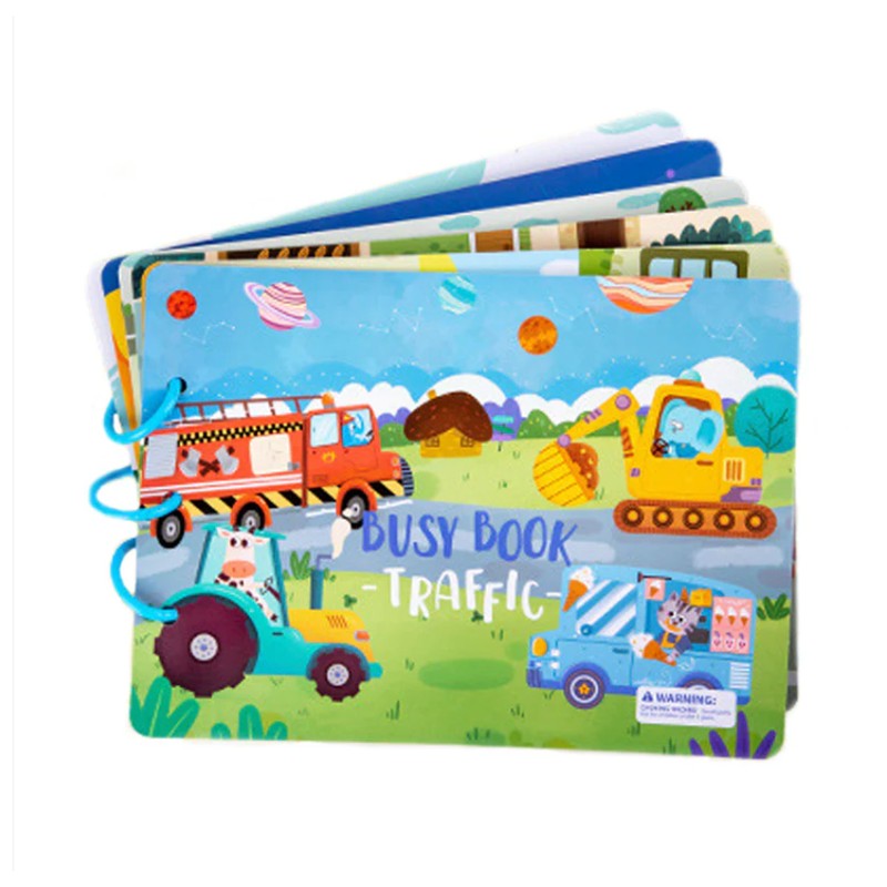 Children's Interactive Activity Book - Montessori Toy