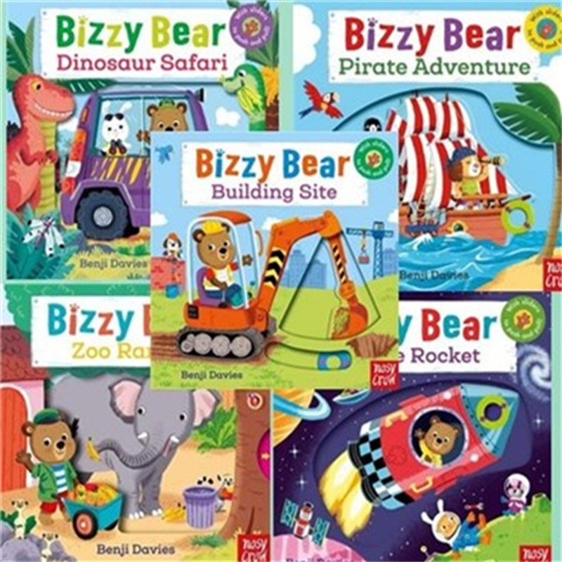 Children's Interactive Board Book - Bizzy Bear Series