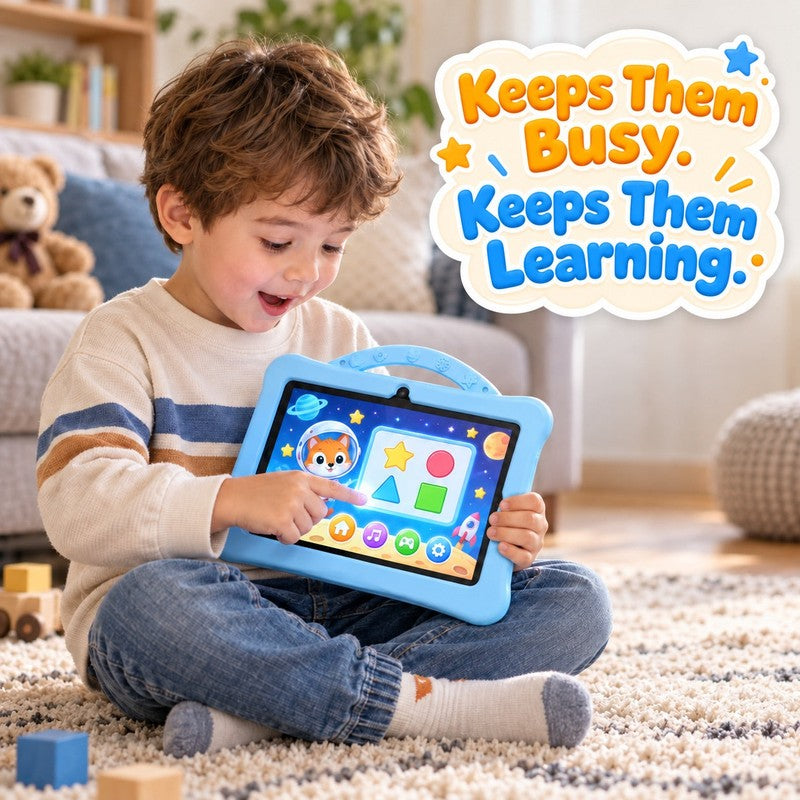 Children's Learning Tablet with Astronaut Case - Educational Apps Included