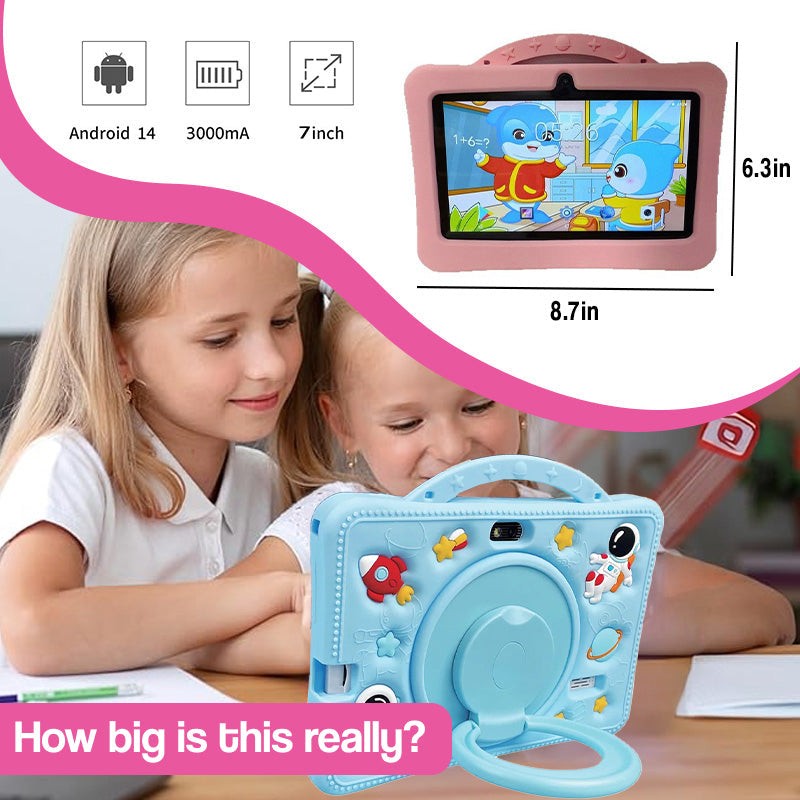 Children's Learning Tablet with Astronaut Case - Educational Apps Included