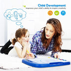 Children's Magnetic Drawing Board - Mess-Free Writing & Stamping