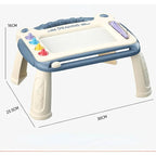 Children's Magnetic Drawing Board with Carry Handle and Detachable Legs
