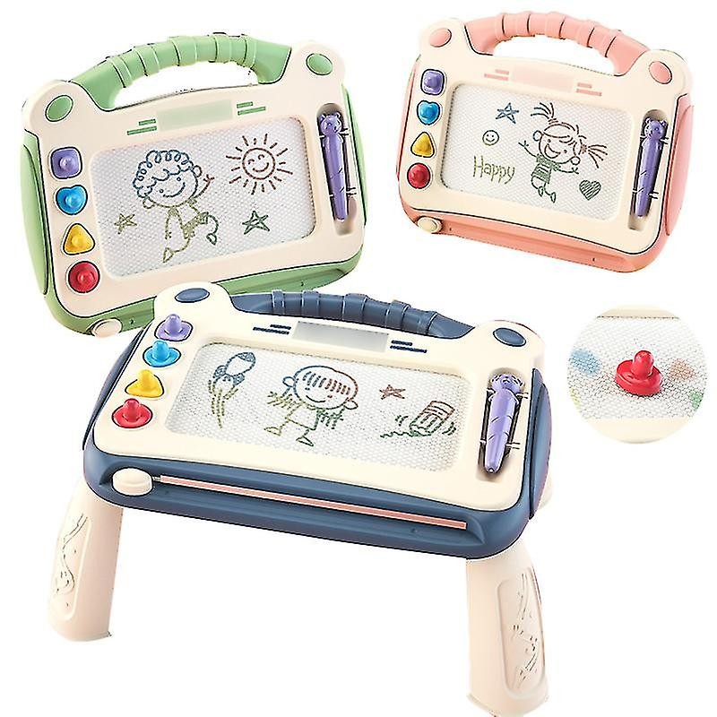 Children's Magnetic Drawing Board with Carry Handle and Detachable Legs