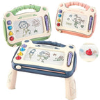 Children's Magnetic Drawing Board with Carry Handle and Detachable Legs
