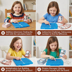 Children's Maths Flashcard Set with Calculation Board