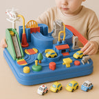 Children's Mechanical Car Adventure Track Set - City Theme
