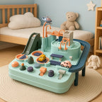 Children's Mechanical Car Adventure Track Set - City Theme