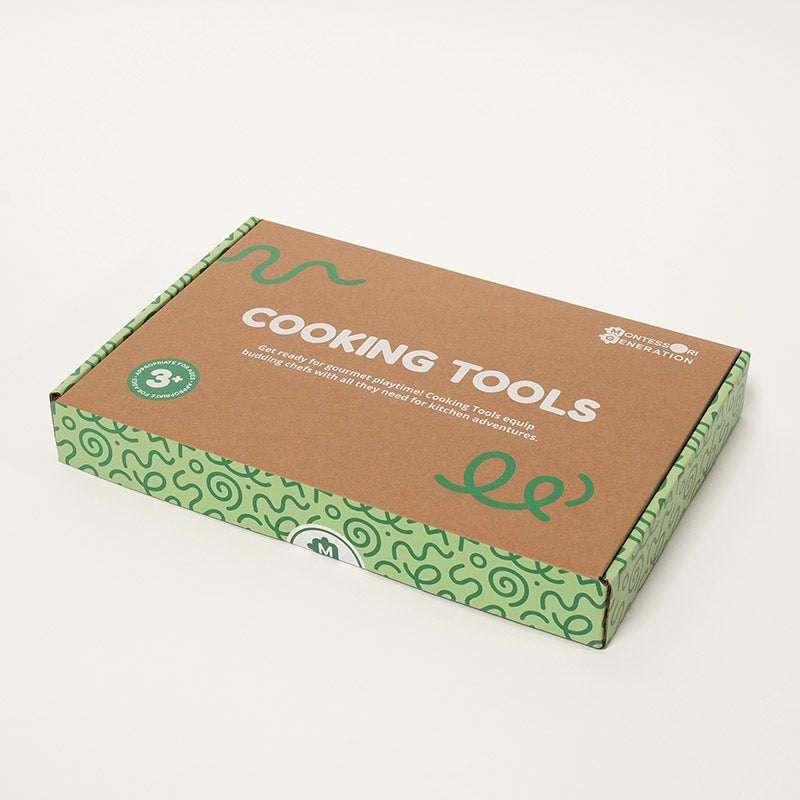 Children's Montessori cooking tool set - multiple color variants