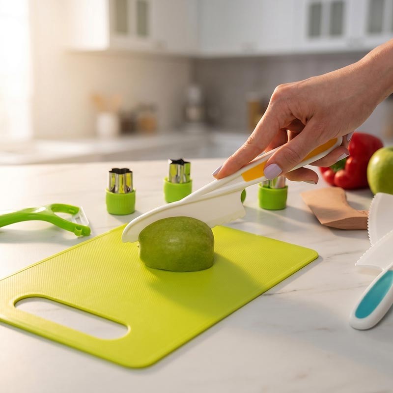 Children's Montessori cooking tool set - multiple color variants