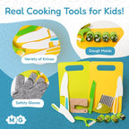 Children's Montessori cooking tool set - multiple color variants