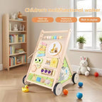 Children's Multifunctional Push Walker with Activity Board
