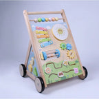 Children's Multifunctional Push Walker with Activity Board