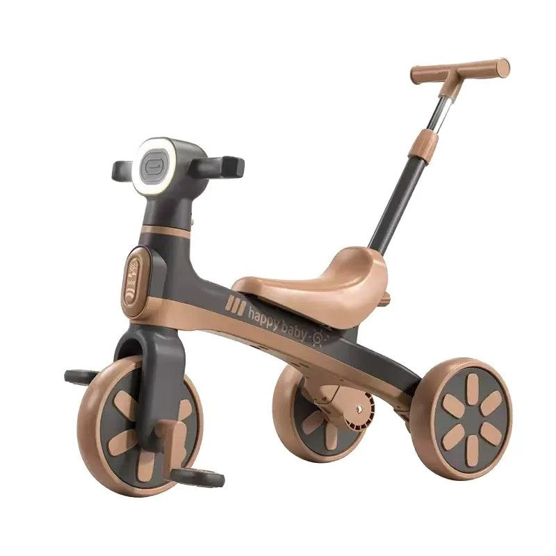 Children's Multifunctional Tricycle - Convertible Balance Bike with Light