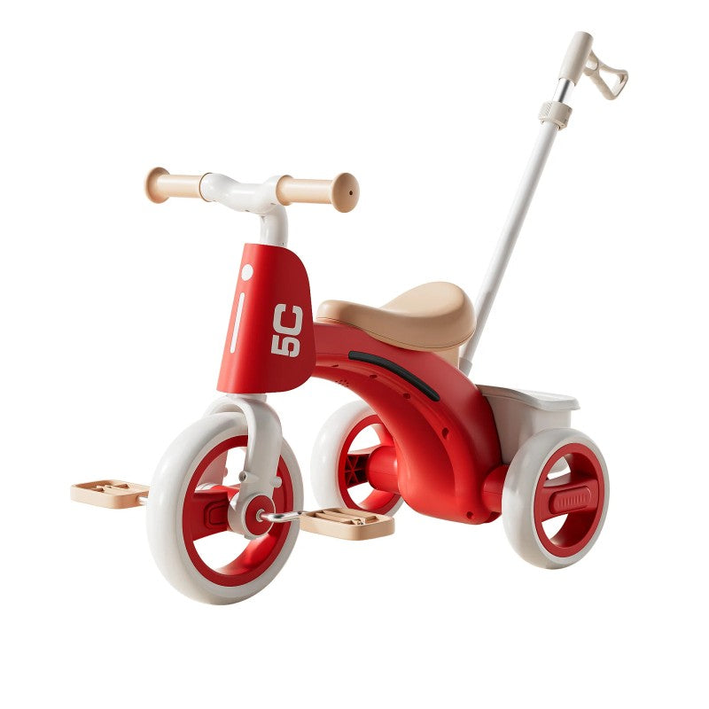 Children's Multifunctional Tricycle - Three Wheels with Push Handle