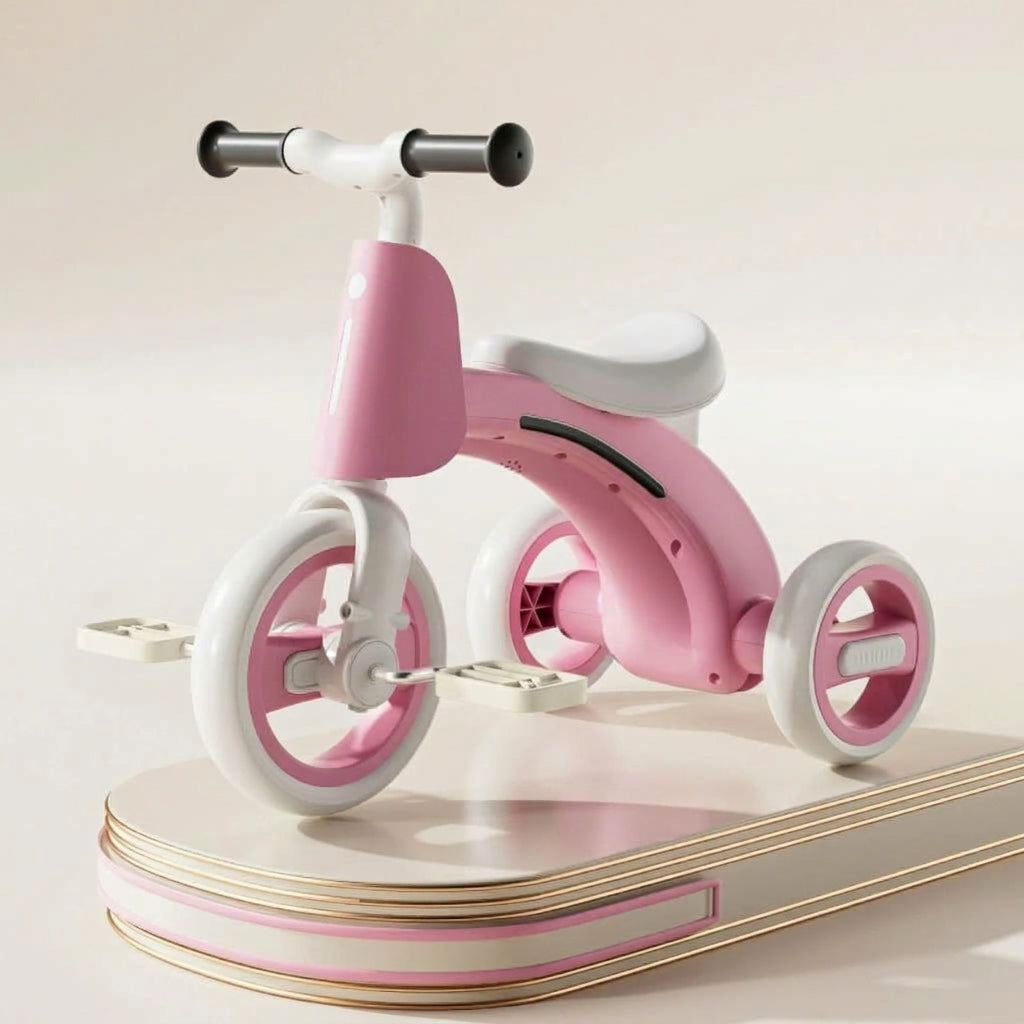 Triciclo multifunzione per bambini con maniglione