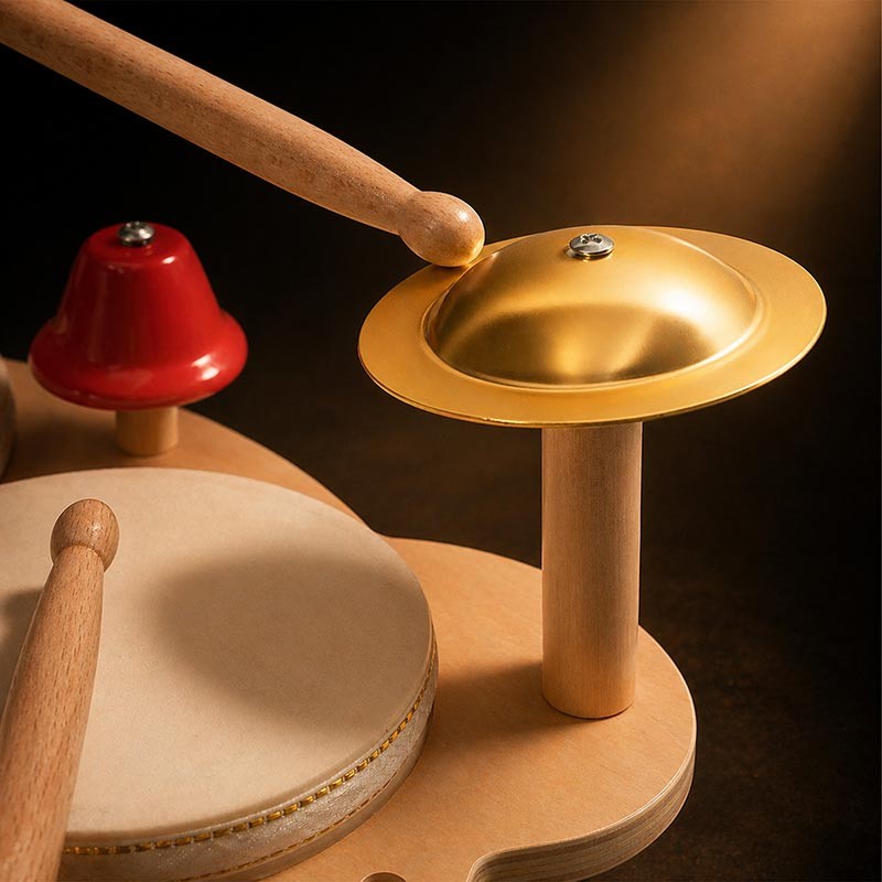 Children's Percussion Music Set - Montessori-Inspired with Xylophone