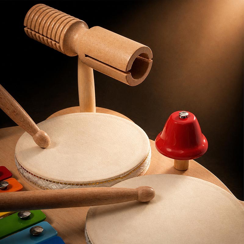 Children's Percussion Music Set - Montessori-Inspired with Xylophone