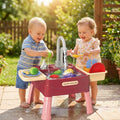 Children's Play Kitchen Water Activity Table with Working Tap