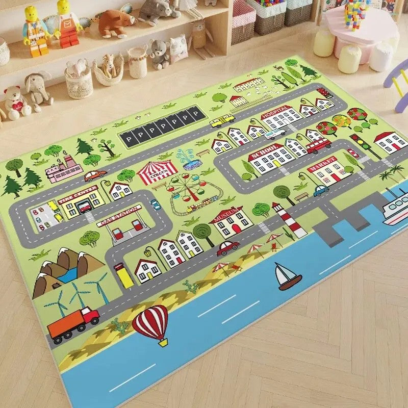 Children's Play Mat - City Road Map