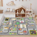 Children's Play Rug - City Road Map
