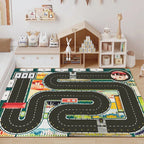Children's Play Rug - City Road Map