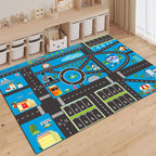 Children's Play Rug - City Road Map