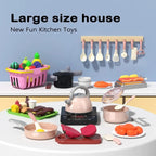 Children's Pretend Play Kitchen Set - 108 Piece Toy Accessories