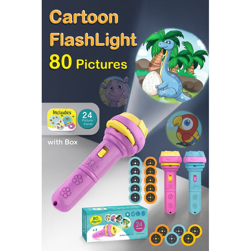 Children's Projection Torch - Rotating Picture Slides