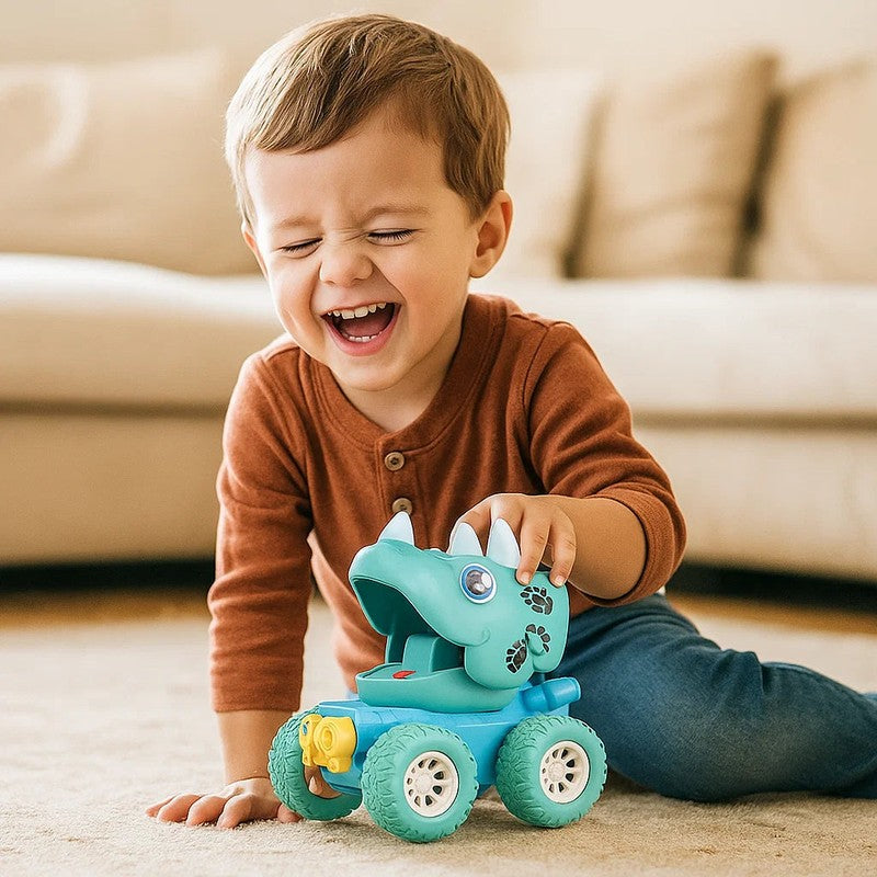 Children's Push-and-Drive Dinosaur Monster Truck Toy